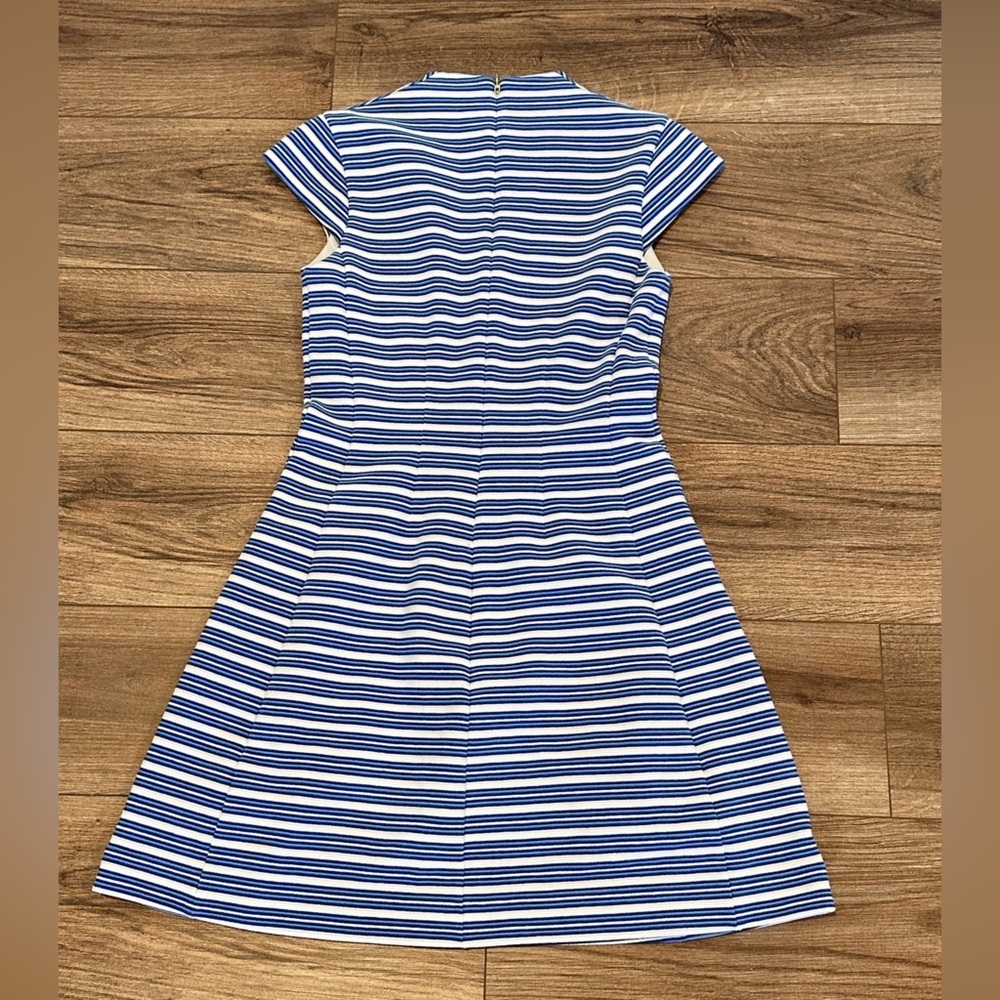 Lilly Pulitzer Briana Dress is Ottoman Stripe Bay Blue Size Small - Picture 8 of 10